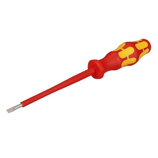 Wera 3.5mm x 100mm Slotted Kraftform Plus Series 100 VDE Screwdriver
