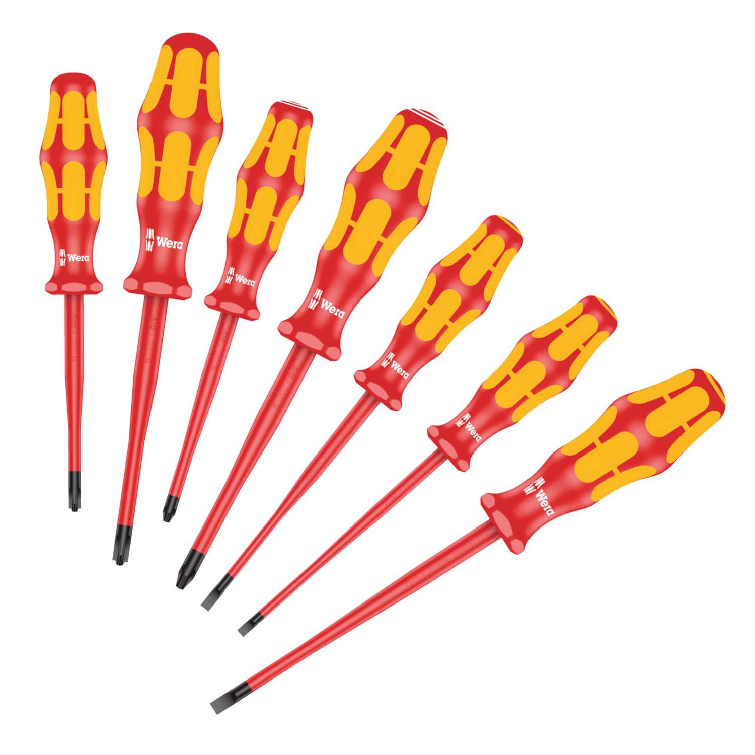 Screwdriver Form 7 Piece Kraftform Plus Series 100 VDE Slim Tip Screwdriver Set ...