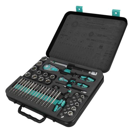 Wera 43 Piece Zyklop Speed Ratchet Set 1/4" and 1/2" Drive