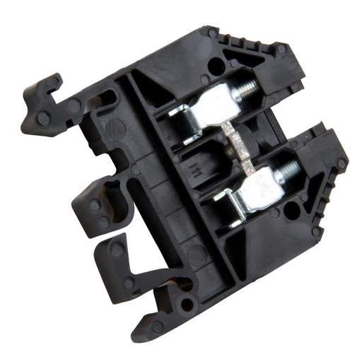 Wieland 4mm Standard DIN Rail Terminal Black