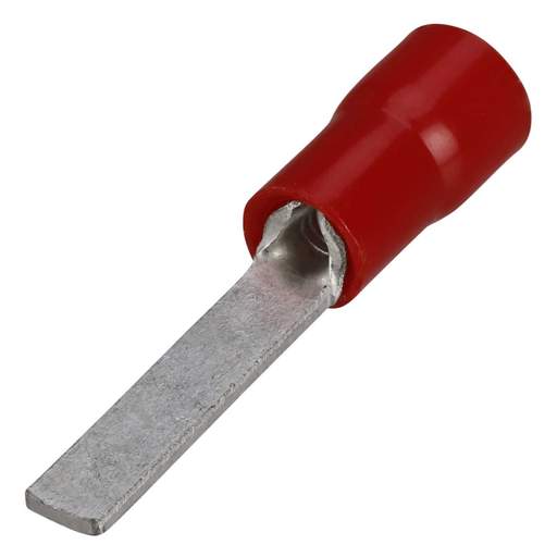 Cembre RF-PP14 14.8mm Red Blade Terminal Crimp Lugs for 1.5mm Cables (Pack of 100)