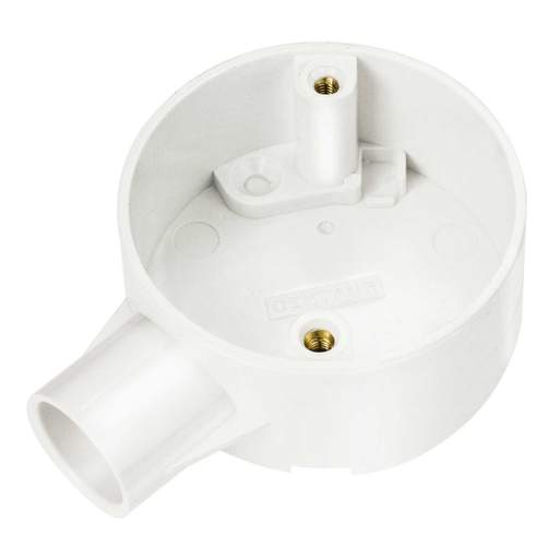 Centaur 20mm PVC Conduit Terminal Box White (Sold in 1's)