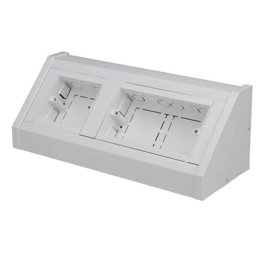 Centaur 1 + 2 Gang Bench Trunking Unit White (Sold in 1's)