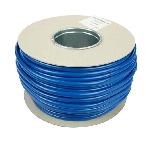 Centaur 4mm PVC Blue Neutral Sleeving (100m reel)