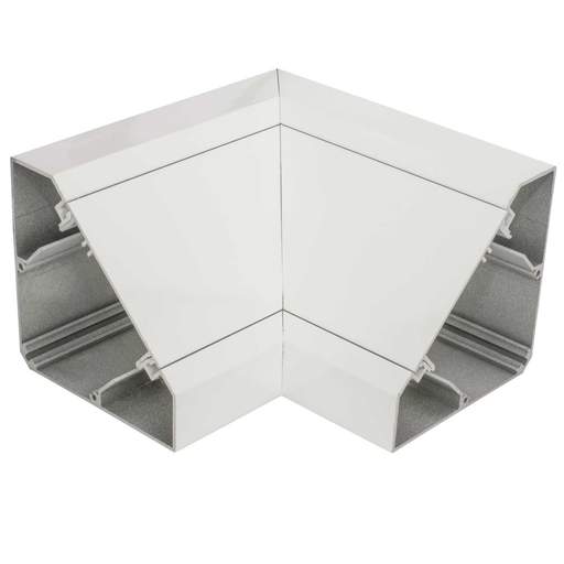 Centaur Aluminium Bench Trunking Internal Angle White for DBT1 (Sold in 1's)