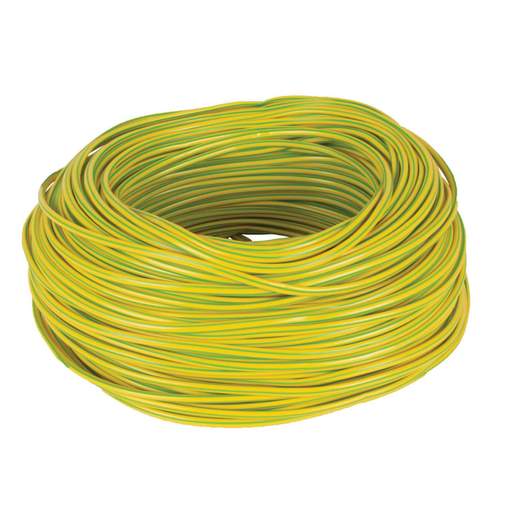 Centaur 4mm PVC Green / Yellow Sleeving (100m Hank)