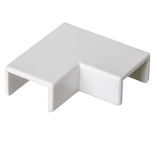 Centaur 16mm x 10mm Mini Trunking Flat Bend White (Sold in 1's)