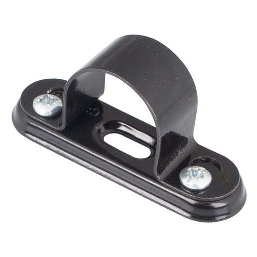 Centaur 25mm Steel Conduit Spacer Bar Saddle Black (Sold in 1's)