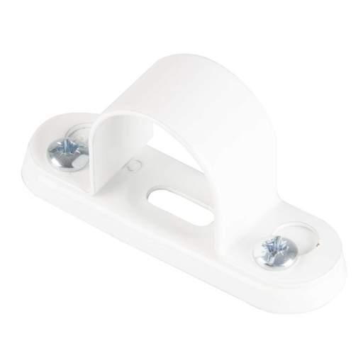 Centaur 25mm Steel Conduit Spacer Bar Saddle White (Sold in 1's)
