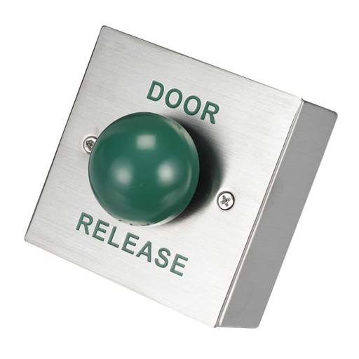 Fortessa Surface Exit Dome Panel Button Stainless Steel