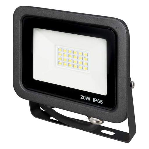 Challenger 20W LED Mini Floodlight Black 4000K