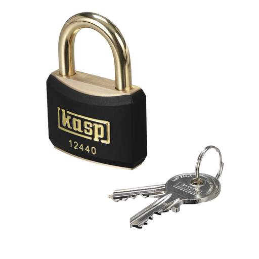 Kasp 40mm Padlock Black Brass