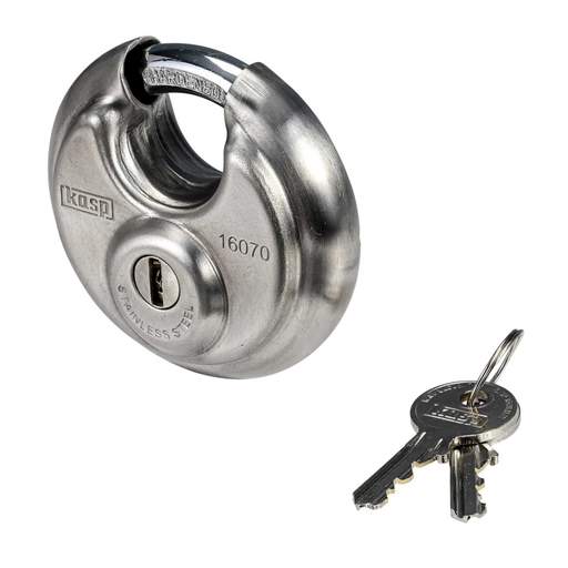 Kasp 70mm Disc Padlock Steel