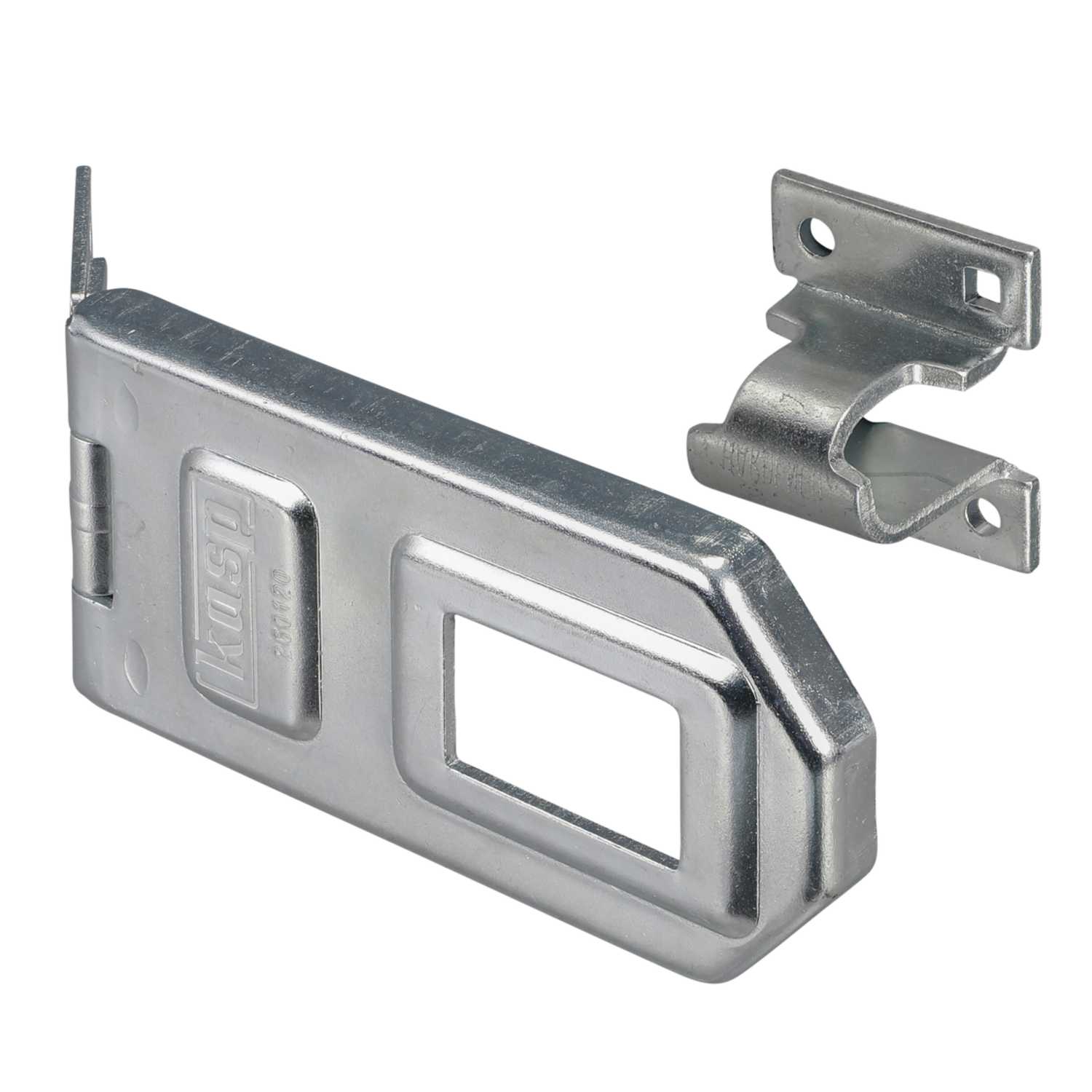 Kasp 120mm Disc Lock Hasp and Staples Stainless Steel (K260120D) CEF