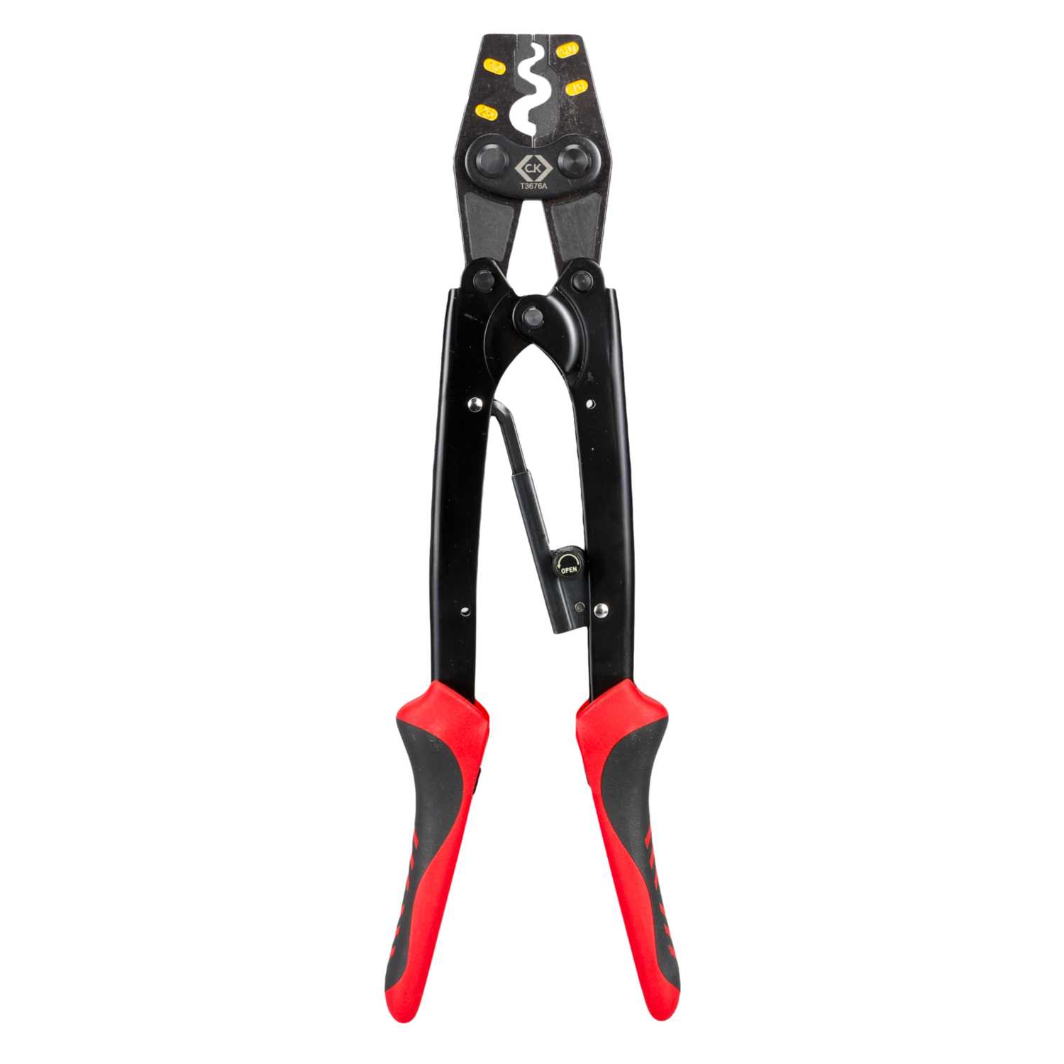 CK Ratchet Crimping Pliers for Bell Mouth Ferrules (T3676A) | CEF
