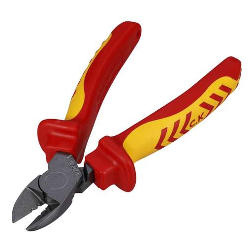 CK 160mm RedLine VDE Side Cutter with Wire Stripping Notches