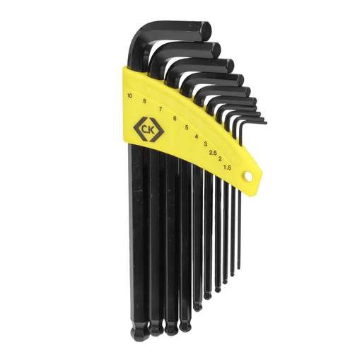 CK 1.5mm to 10mm Hex Key Ball End Metric (Set of 10)