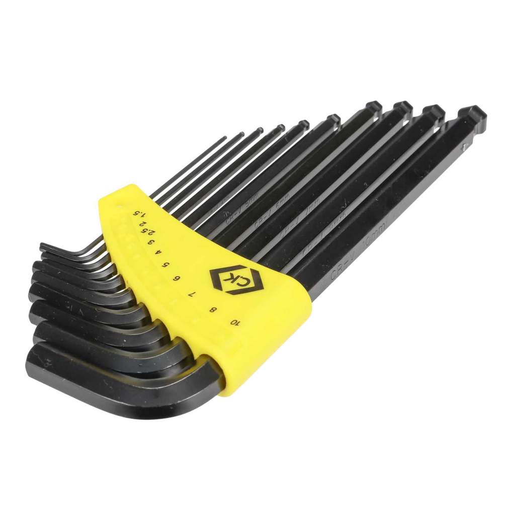 CK Tools T4443M Ball End Hexagon Key Metric Set Of 10 | UK