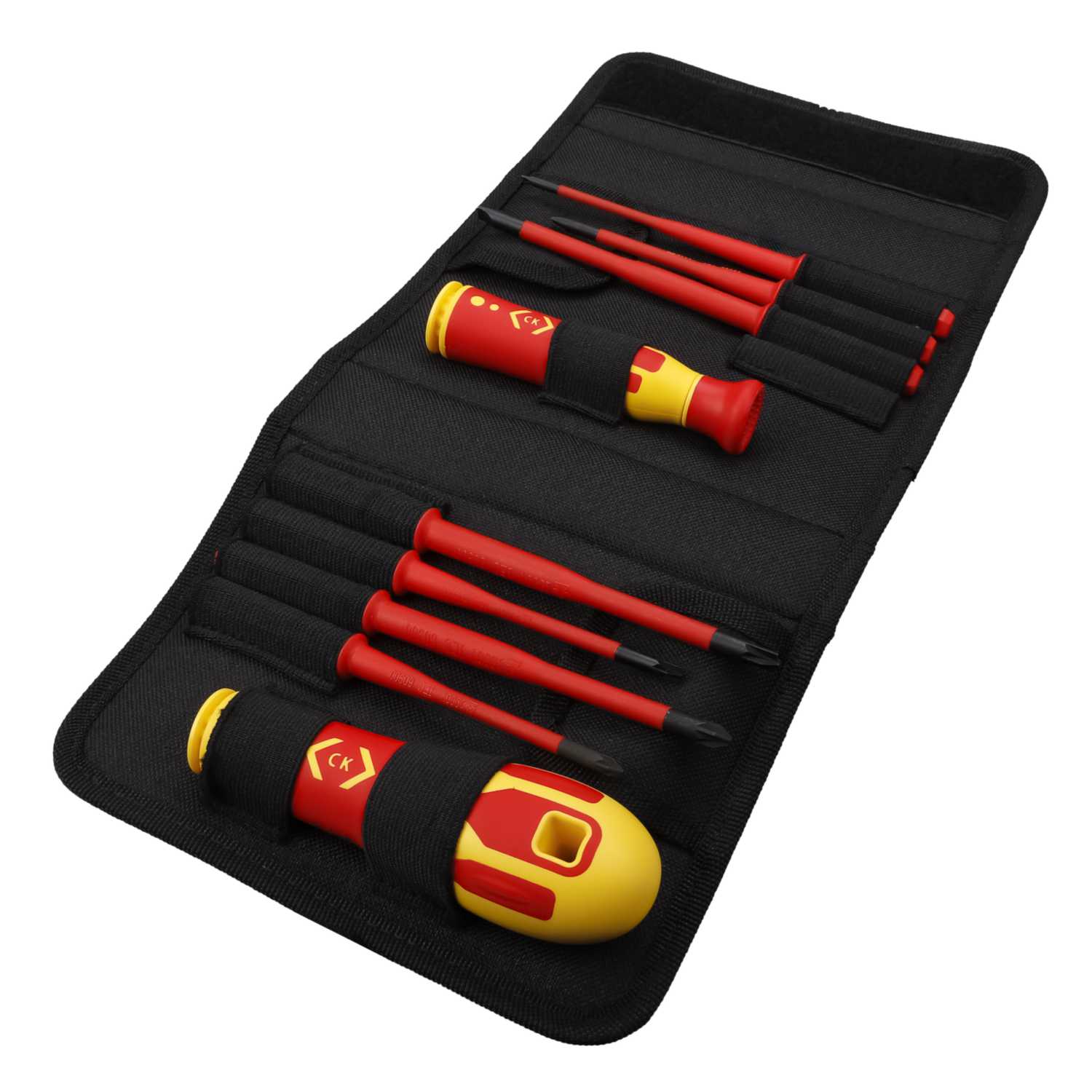1000V VDE Interchangeable Slim Bladed Screwdriver Set In A - View #3