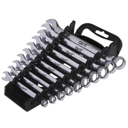 Avit 10 Piece Metric Combination Spanner Set