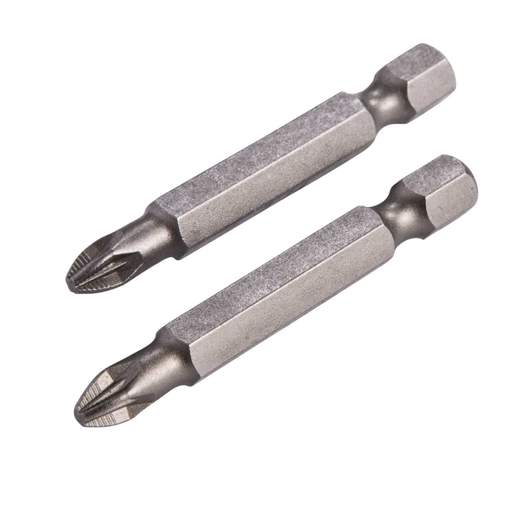CK 50mm Blue Steel Impact PZ2 Long Screwdriver Bit (Pack of 2)