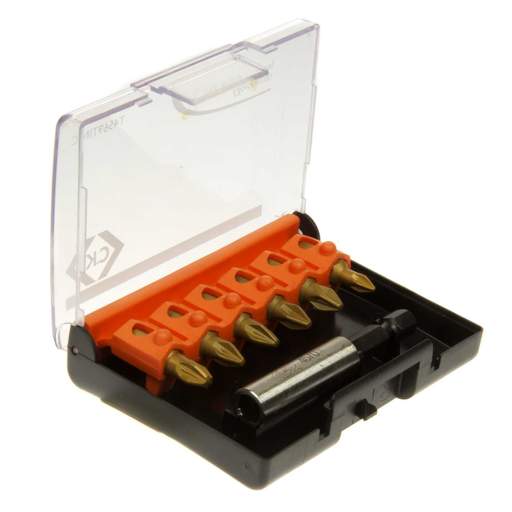 CK Screwdriver Bit TIN Coated 7 Piece Box