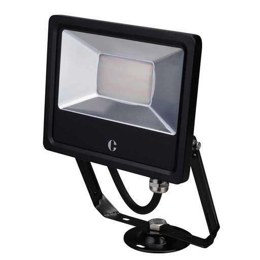 Collingwood 30W LED Tri-Colour Floodlight Black