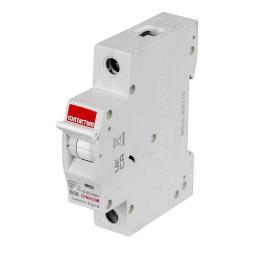 Contactum 50A Single Pole 6kA B Curve MCB