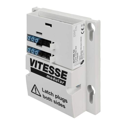 CP Electronics Legrand Vitesse Starter Module 6 Pole with 2 Outputs Black / Blue Coded