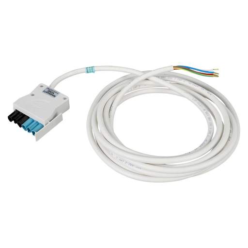 CP Electronics Legrand Vitesse 5m 5 Core Luminaire Lead White Plug Black / Blue Coded