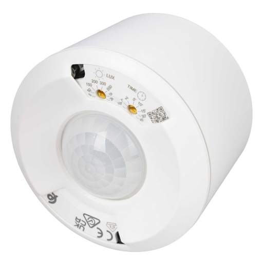 CP Electronics Legrand Green-i Surface Mounted DALI PIR Sensor White IP40