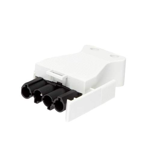 CP Electronics Legrand Vitesse 4 Pole Luminaire Connector White Plug