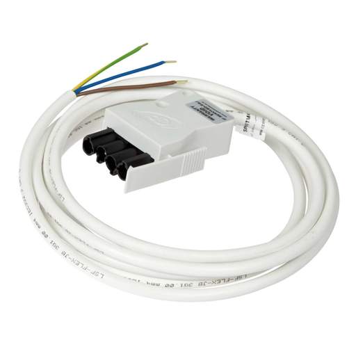 CP Electronics Legrand Vitesse 3m 3 Core Luminaire Lead White Plug
