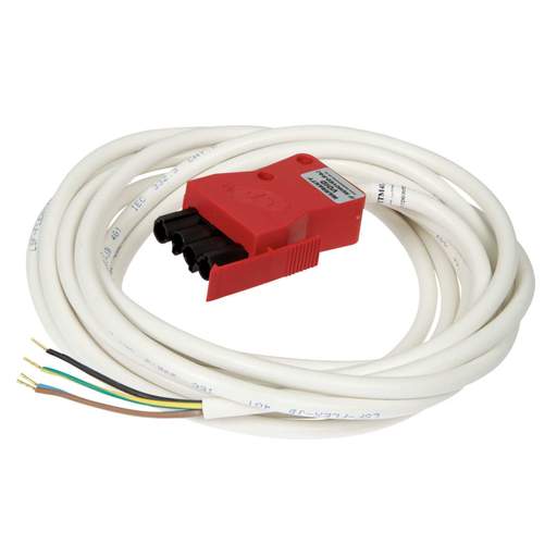 CP Electronics Legrand Vitesse 5m 4 Core Luminaire Lead Red Plug