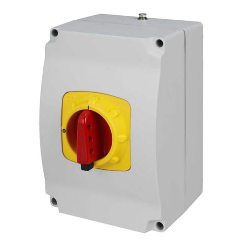 Craig & Derricott 40A 4 Pole Die-Cast Aluminium Rotary Isolator Switch IP66