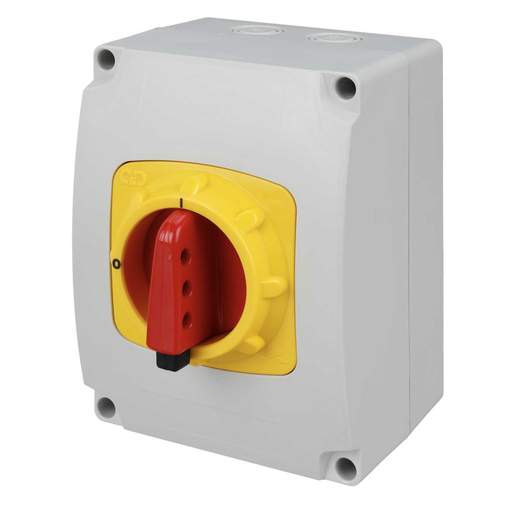 Craig & Derricott 40A 4 Pole Rotary Isolator Switch IP66