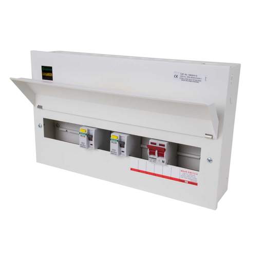 Crabtree Loadstar 15 Way Flexible Dual 80A RCD High Integrity Metal ...