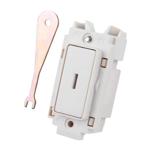 Crabtree 20A 1 Way Grid Key Switch