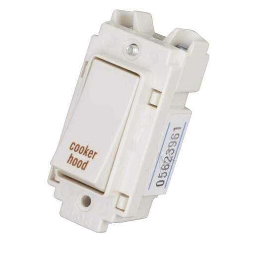 Crabtree 20A Double Pole Grid Switch marked Cooker Hood (4460/HD) CEF
