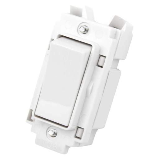 Crabtree 20A Double Pole Grid Switch marked On (4469) CEF