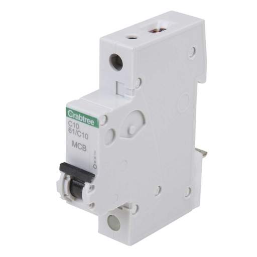 Crabtree Starbreaker 10A Single Pole 6kA C Curve MCB