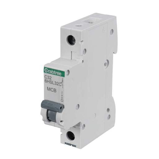 Crabtree 32A Single Pole 10kA C Curve MCB