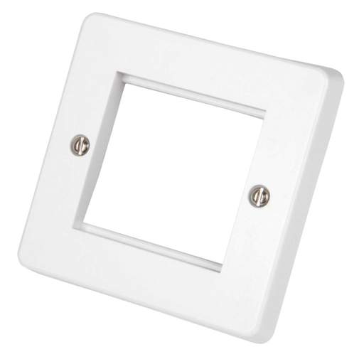 Crabtree 1 Gang 2 Euro Module Front Plate
