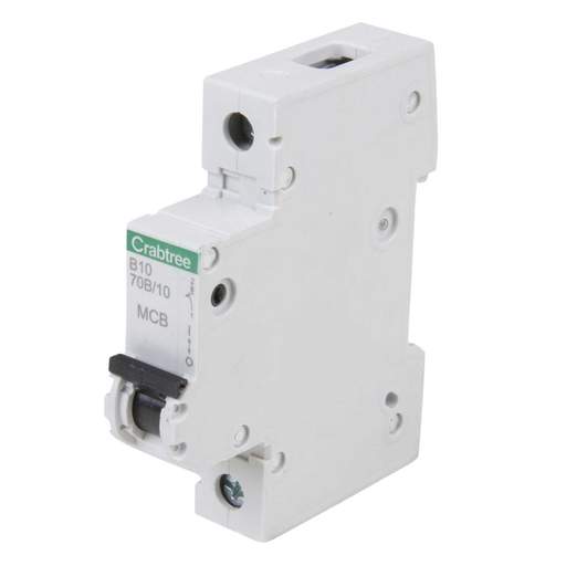 Crabtree Polestar 10A 16kA Single Pole B Curve MCB