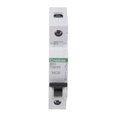 CRABTREE 6 AMP CURVE C 16kA TRIPLE POLE MCB CIRCUIT BREAKER - Foto 4