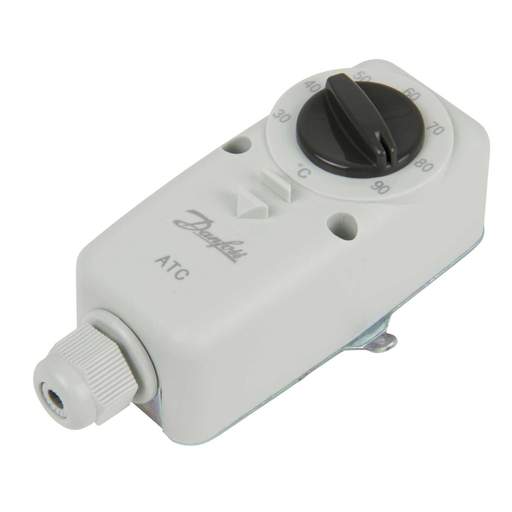 Danfoss ATC Electro-Mechanical Cylinder Thermostat with Fixing Strap