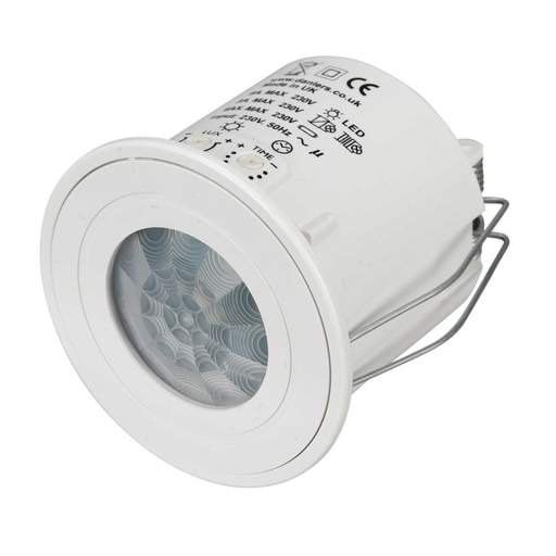 Danlers Ceiling Flush Mounted PIR Occupancy Switch White