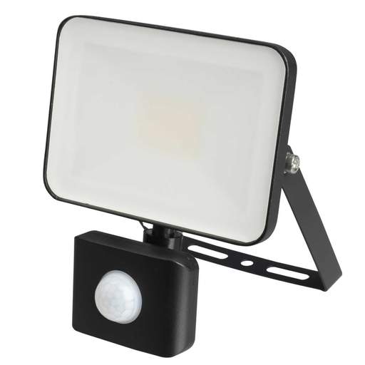 Brackenheath iSpot ll Frameless 20W LED Floodlight with PIR Black 4000K