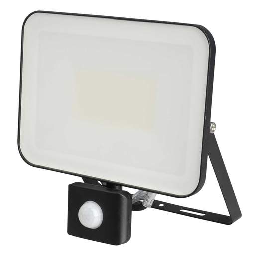 Brackenheath iSpot ll Frameless 50W LED Floodlight with PIR Black 4000K