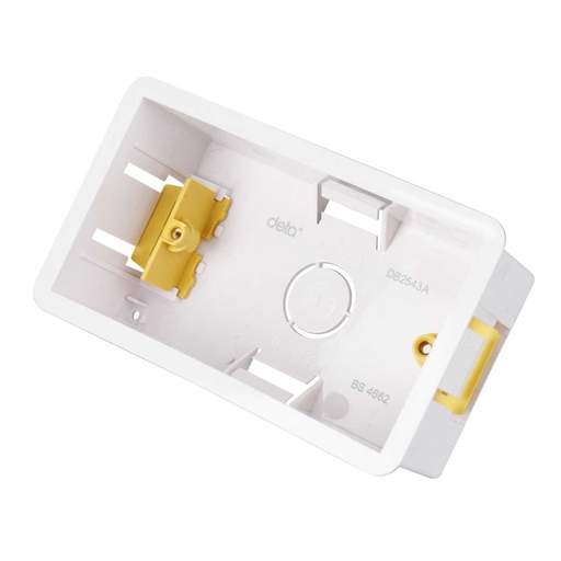 Deta 2 Gang 46mm Deep Dry Lining Box